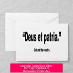 Citations Latines sur Dieu : Héritage Spirituel et Réflexions Profondes