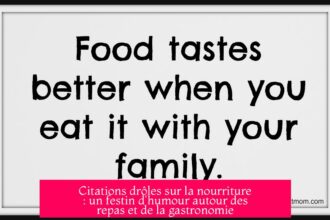Citations drôles sur la nourriture : un festin d'humour autour des repas et de la gastronomie