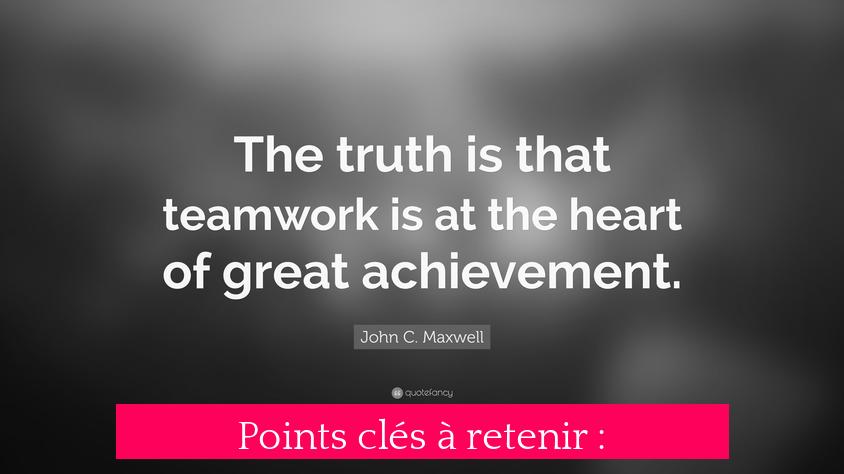 Points clés à retenir :