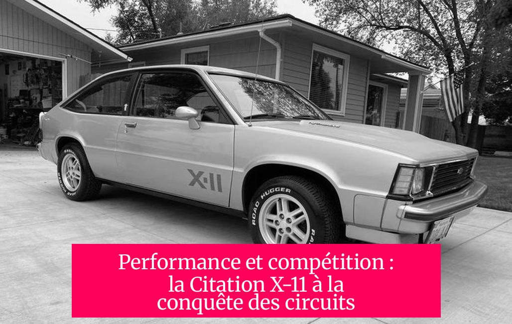 Performance et compétition : la Citation X-11 à la conquête des circuits