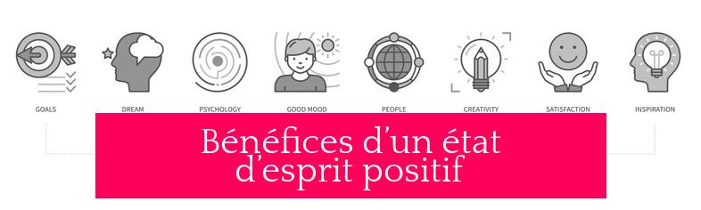 Bénéfices d’un état d’esprit positif
