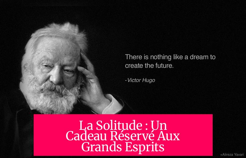 La Solitude : Un Cadeau Réservé Aux Grands Esprits ?