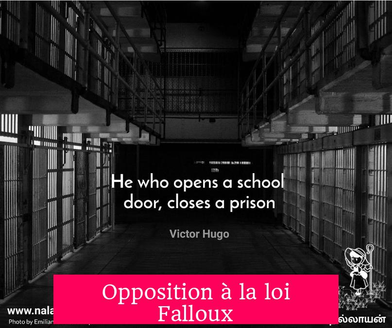 Opposition à la loi Falloux