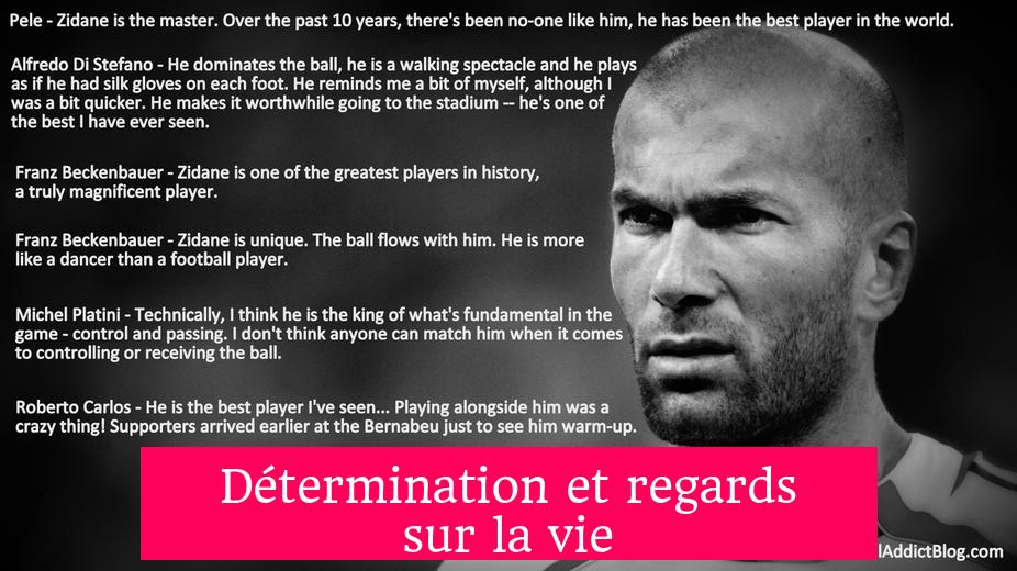 Détermination et regards sur la vie