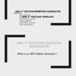 Guide complet sur l'utilisation du générateur de citation APA 7 avec MyBib