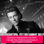 Citations marquantes de Jean-Claude Van Damme sur l'eau et leur impact culturel