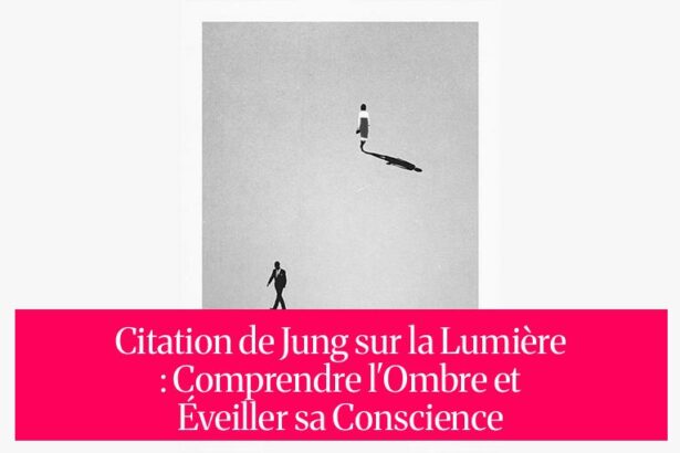Citation de Jung sur la Lumière : Comprendre l'Ombre et Éveiller sa Conscience