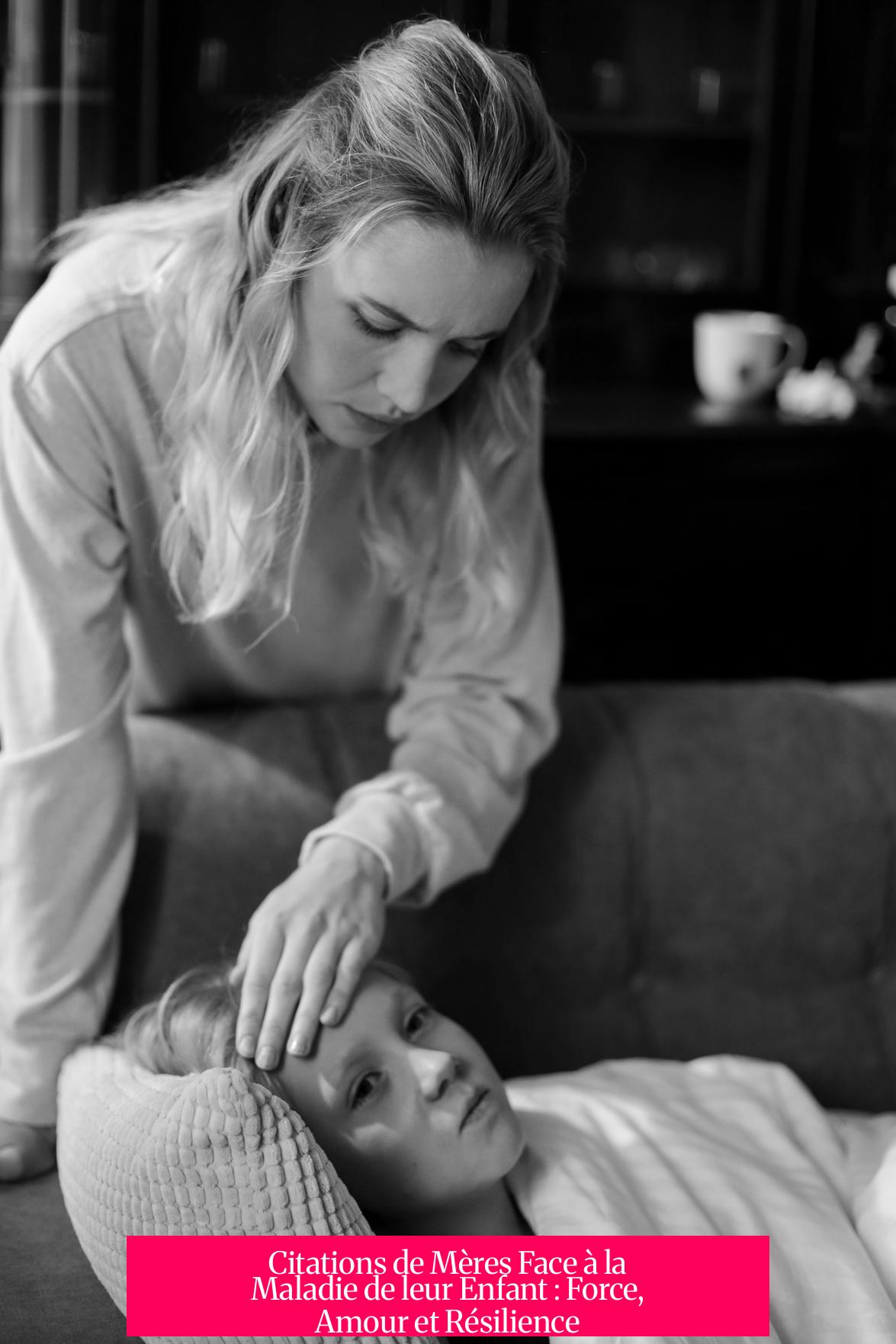 Citations de Mères Face à la Maladie de leur Enfant : Force, Amour et Résilience