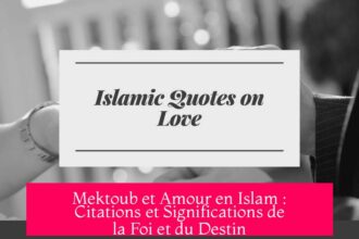 Mektoub et Amour en Islam : Citations et Significations de la Foi et du Destin