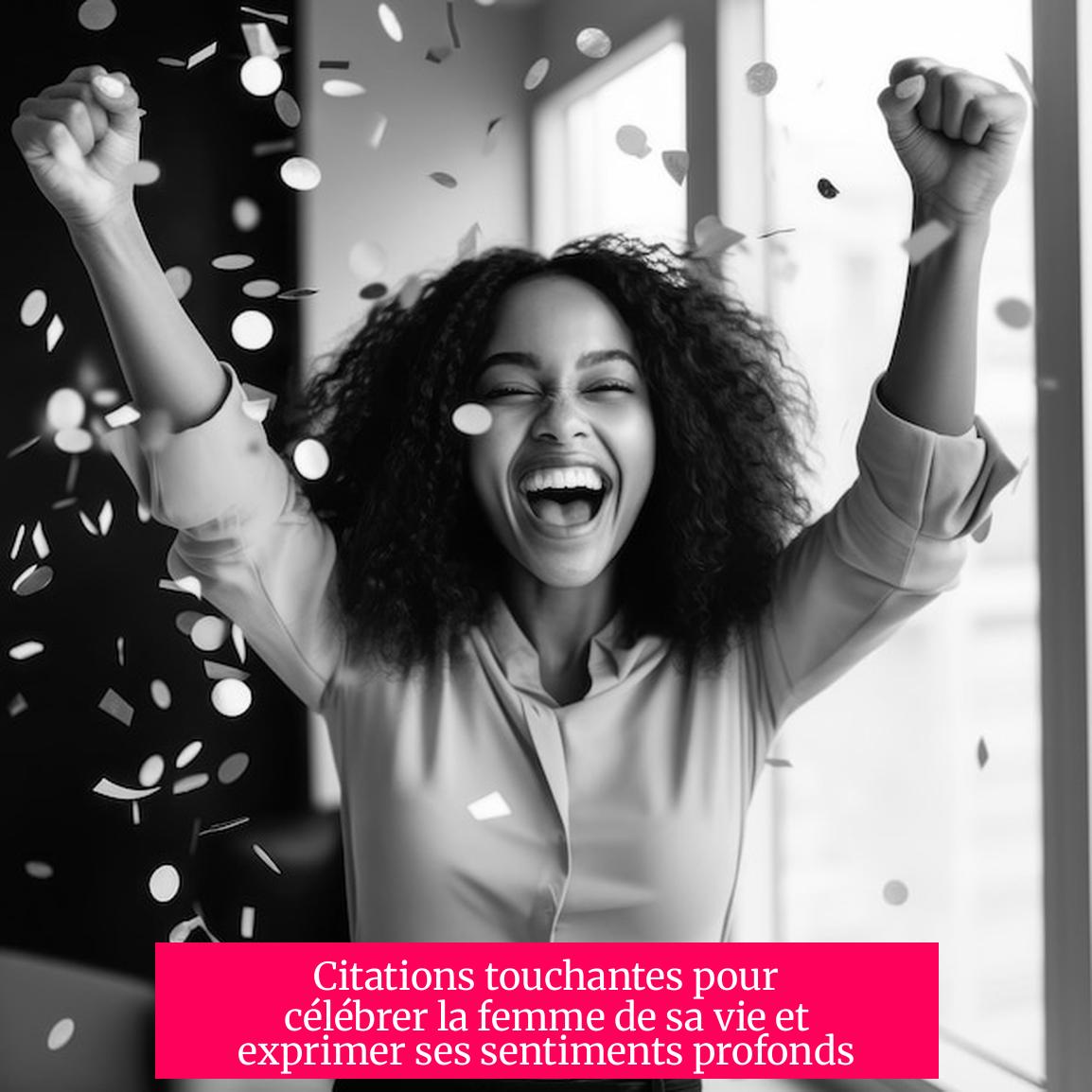 Citations touchantes pour célébrer la femme de sa vie et exprimer ses sentiments profonds