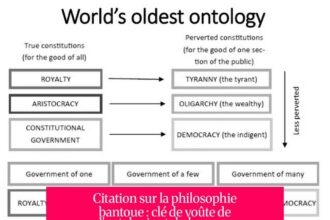 Citation sur la philosophie bantoue : clé de voûte de l'ontologie et du langage africain