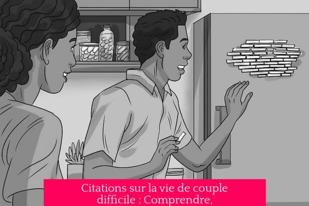 Citations sur la vie de couple difficile : Comprendre, surmonter et s'inspirer pour un meilleur avenir