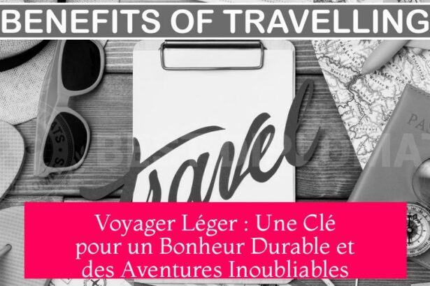 Voyager Léger : Une Clé pour un Bonheur Durable et des Aventures Inoubliables