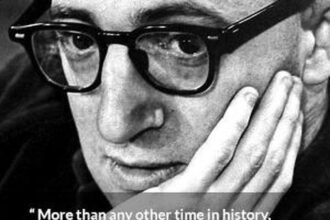 Citation de Woody Allen : La vie à l'envers et ses réflexions sur notre existence