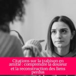 Citations sur la trahison en amitié : comprendre la douleur et la reconstruction des liens perdus