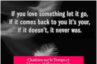 Citations sur le Temps et l'Amour : Réflexions sur la Durée et la Passion