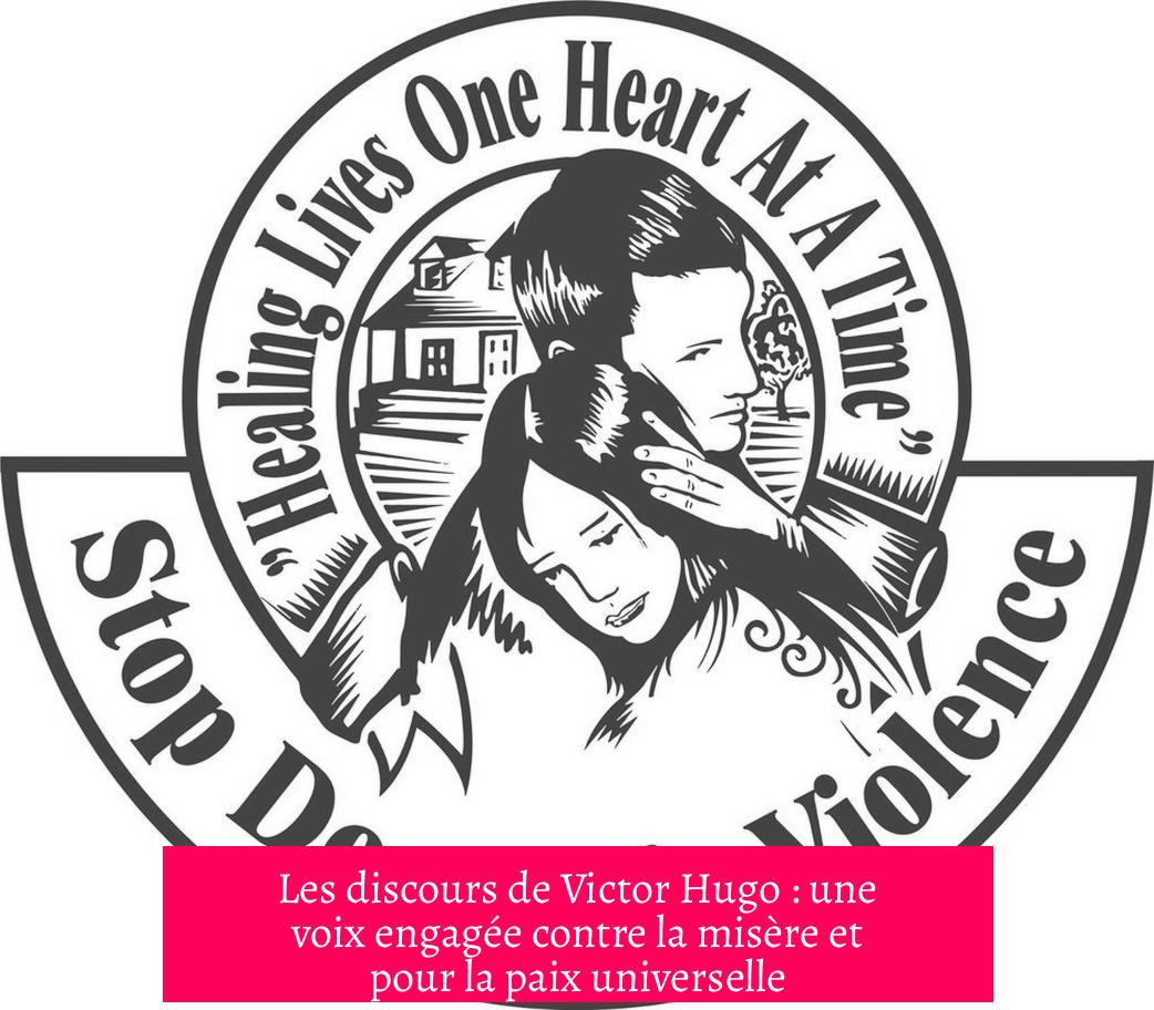 Les discours de Victor Hugo : une voix engagée contre la misère et pour la paix universelle