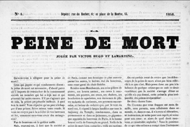 Victor Hugo et la peine de mort : un plaidoyer pour l'abolition et la dignité humaine