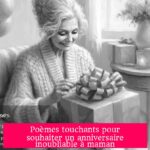 Poèmes touchants pour souhaiter un anniversaire inoubliable à maman