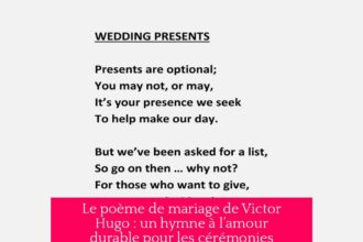 Le poème de mariage de Victor Hugo : un hymne à l’amour durable pour les cérémonies laïques