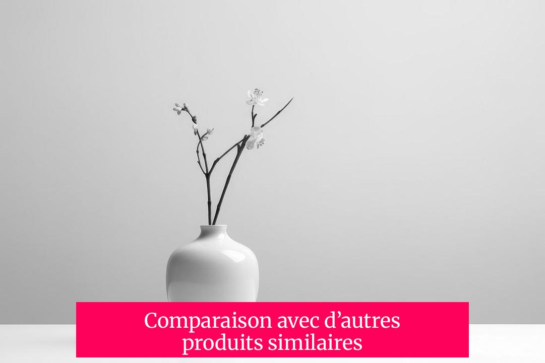 Comparaison avec d’autres produits similaires