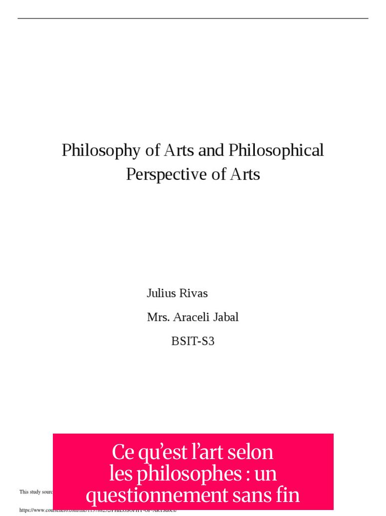 Ce qu’est l’art selon les philosophes : un questionnement sans fin
