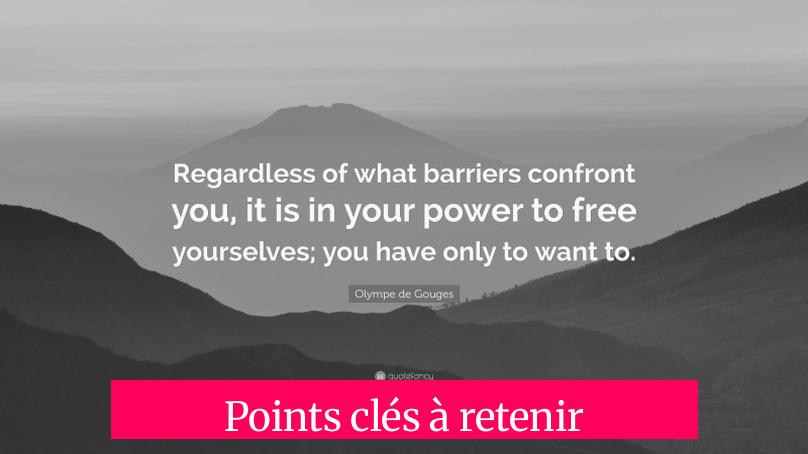 Points clés à retenir