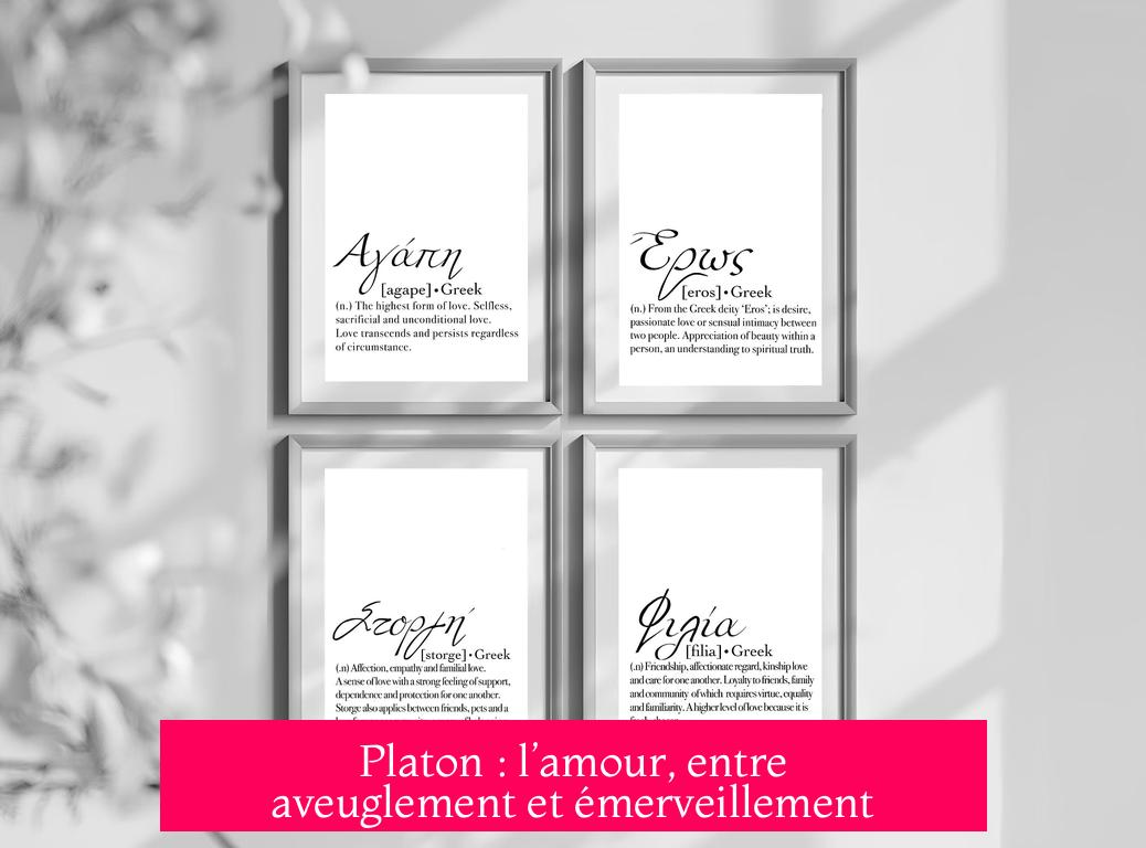 Platon : l’amour, entre aveuglement et émerveillement