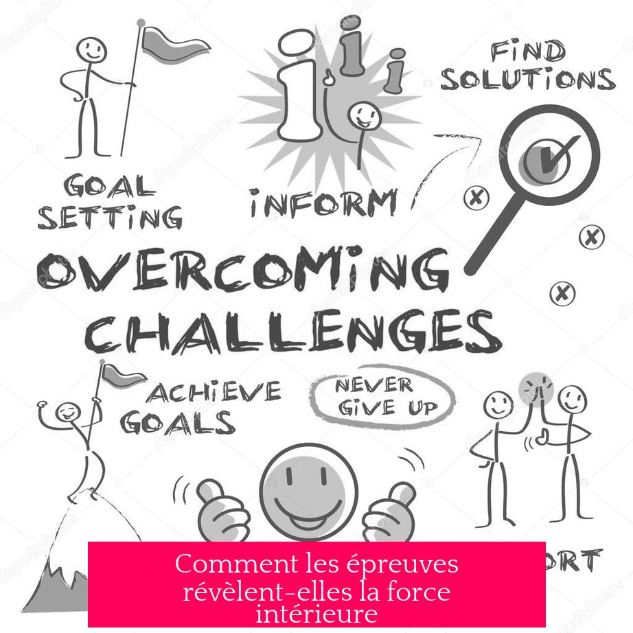 Comment les épreuves révèlent-elles la force intérieure ?