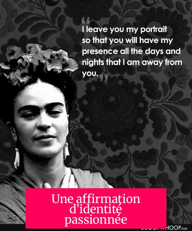 Une affirmation d’identité passionnée