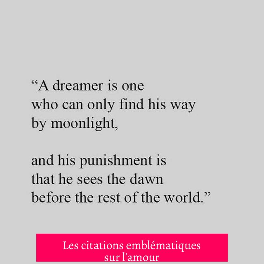 Les citations emblématiques sur l'amour