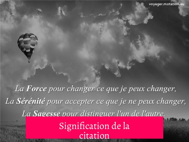 Signification de la citation