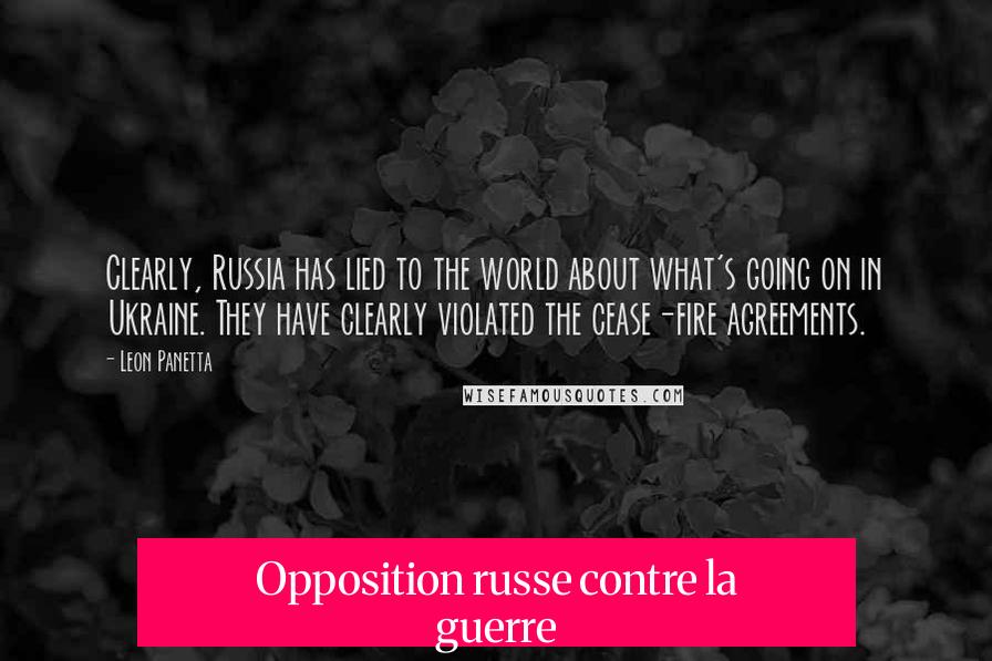 Opposition russe contre la guerre