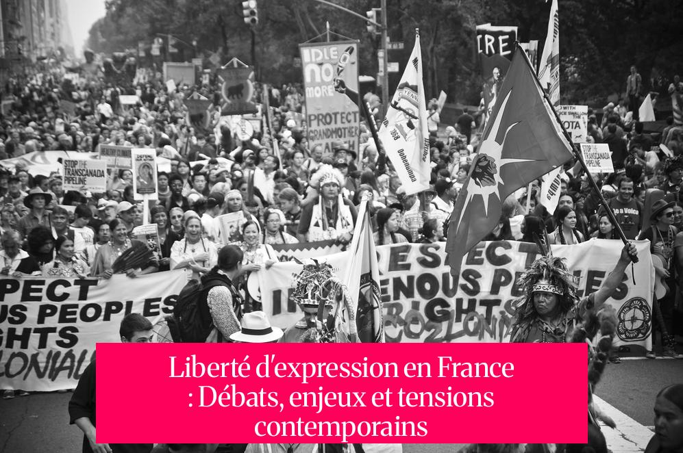Liberté d'expression en France : Débats, enjeux et tensions contemporains