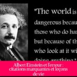 Albert Einstein et l'erreur : citations marquantes et leçons de vie