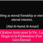 Citation Amis pour la Vie : La Magie et la Profondeur d'un Lien Éternel