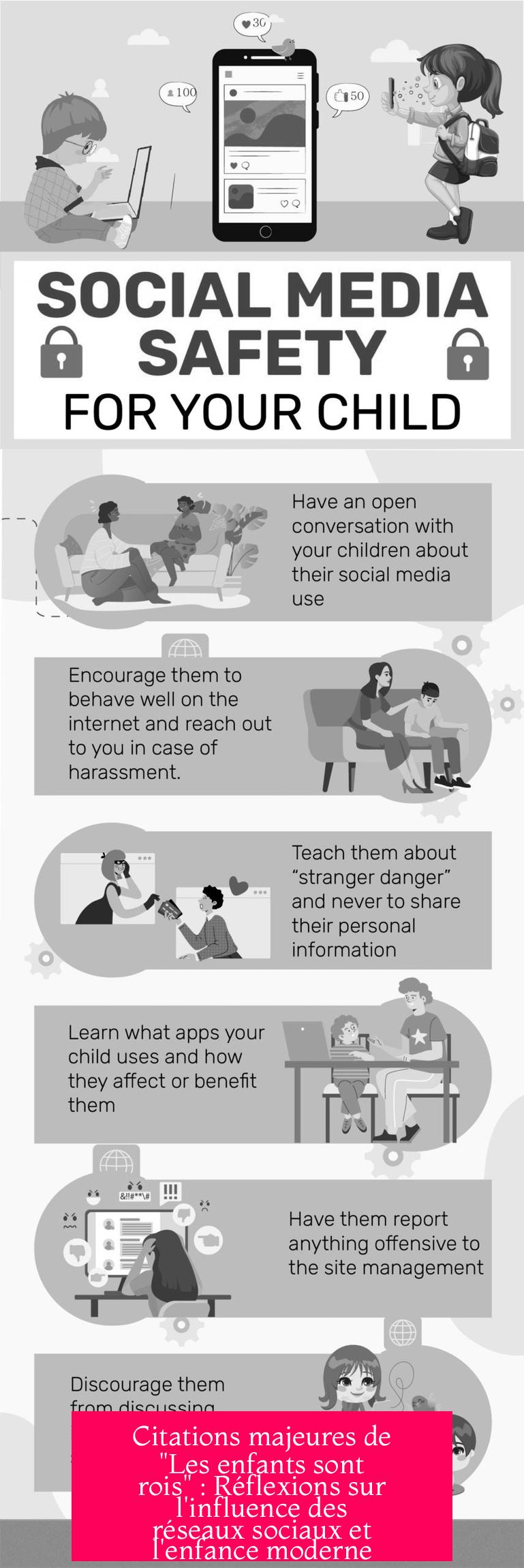 Citations majeures de "Les enfants sont rois" : Réflexions sur l'influence des réseaux sociaux et l'enfance moderne