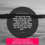 Citations inspirantes : moteur de motivation et source de joie quotidienne