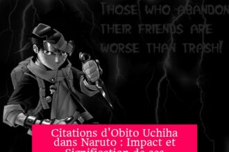 Citations d'Obito Uchiha dans Naruto : Impact et Signification de ses Mots Profonds