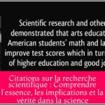Citations sur la recherche scientifique : Comprendre l'essence, les implications et la vérité dans la science