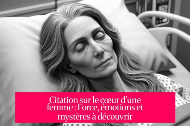 Citation sur le cœur d'une femme : Force, émotions et mystères à découvrir
