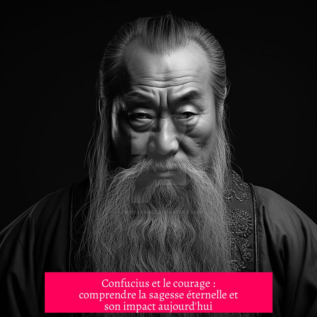 Confucius et le courage : comprendre la sagesse éternelle et son impact aujourd'hui
