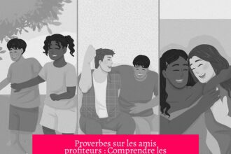Proverbes sur les amis profiteurs : Comprendre les dynamiques d'amitié déséquilibrées