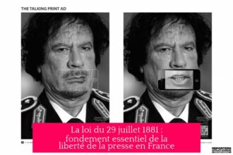 La loi du 29 juillet 1881 : fondement essentiel de la liberté de la presse en France