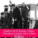 Citations de Xi Jinping : Vision, Principes et Impact sur la Chine Moderne