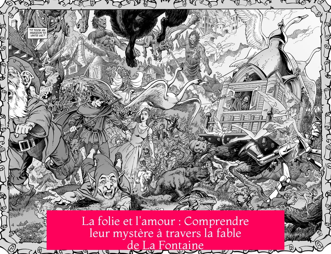 La folie et l'amour : Comprendre leur mystère à travers la fable de La Fontaine