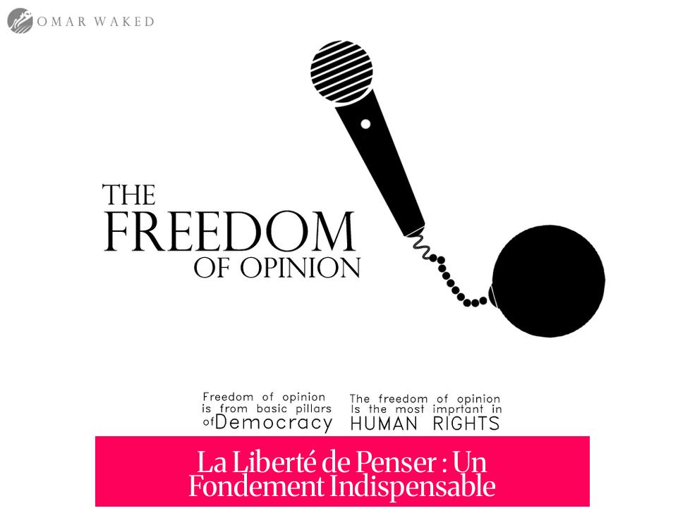 La Liberté de Penser : Un Fondement Indispensable