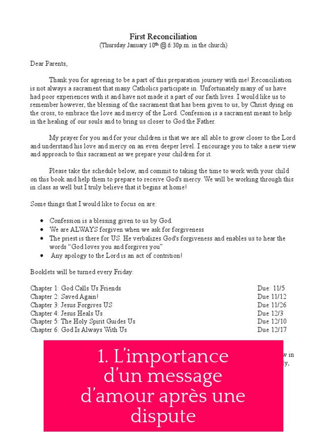 1. L’importance d’un message d’amour après une dispute