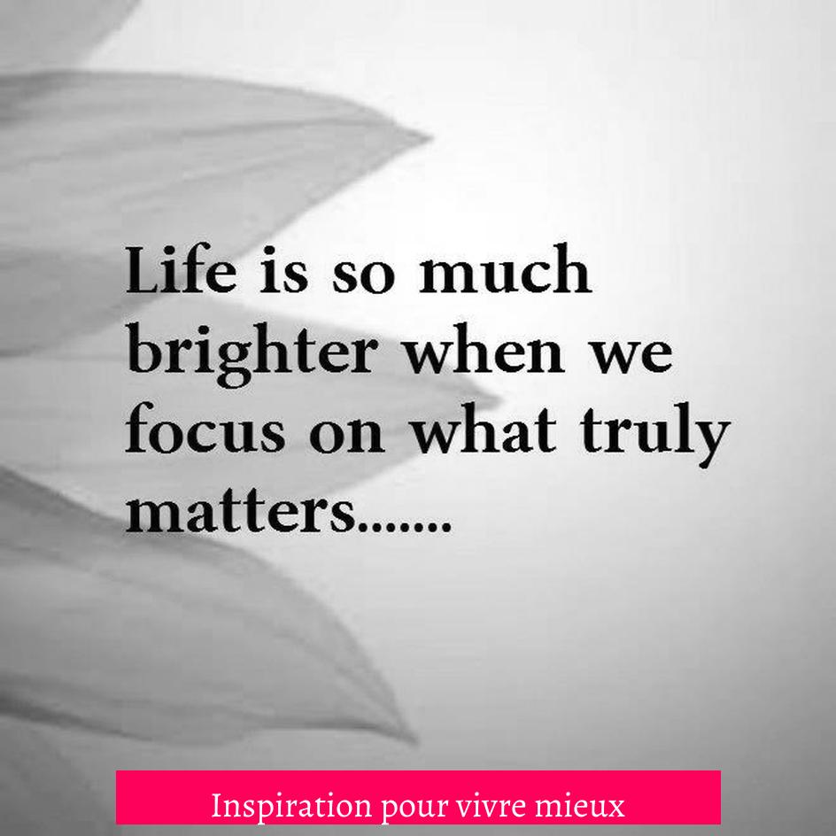 Inspiration pour vivre mieux
