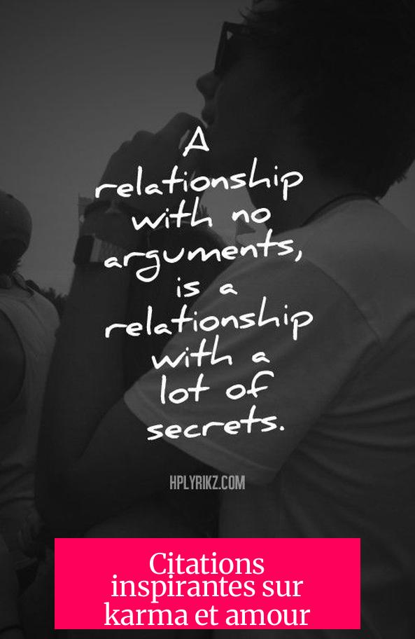 Citations inspirantes sur karma et amour